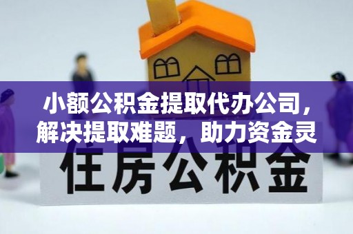 德昌小额公积金提取代办公司，解决提取难题，助力资金灵活使用