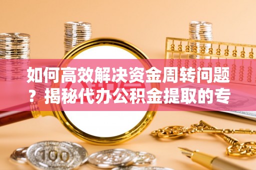 德昌如何高效解决资金周转问题？揭秘代办公积金提取的专业服务