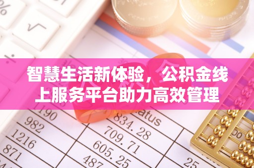 德昌智慧生活新体验，公积金线上服务平台助力高效管理