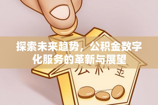 德昌探索未来趋势，公积金数字化服务的革新与展望